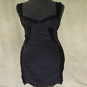 Charlotte Russe Black slip dress
